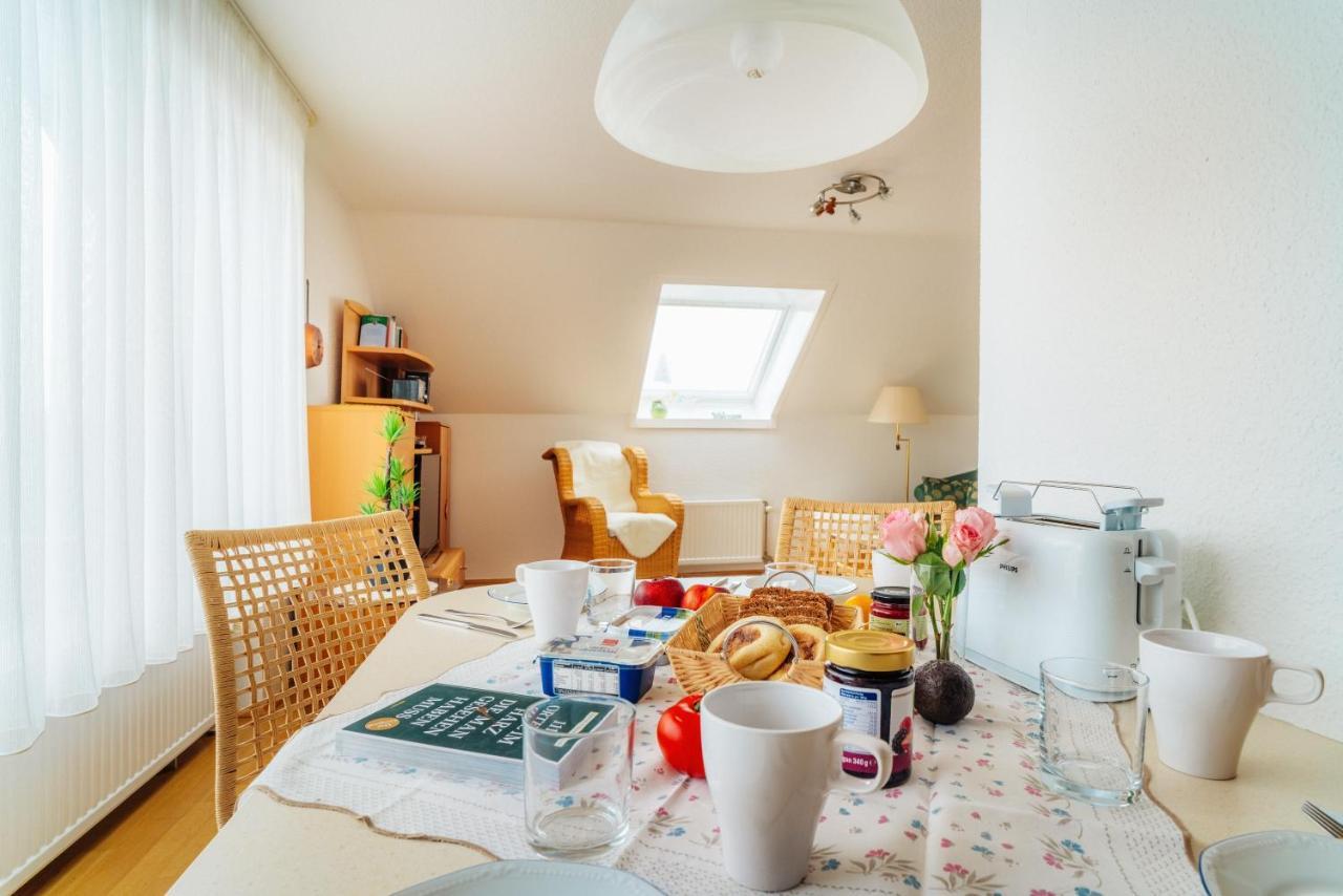Grosse Wohnung - Boxspring - Rodelwiese - Balkon - 4 Personen Braunlage Bagian luar foto