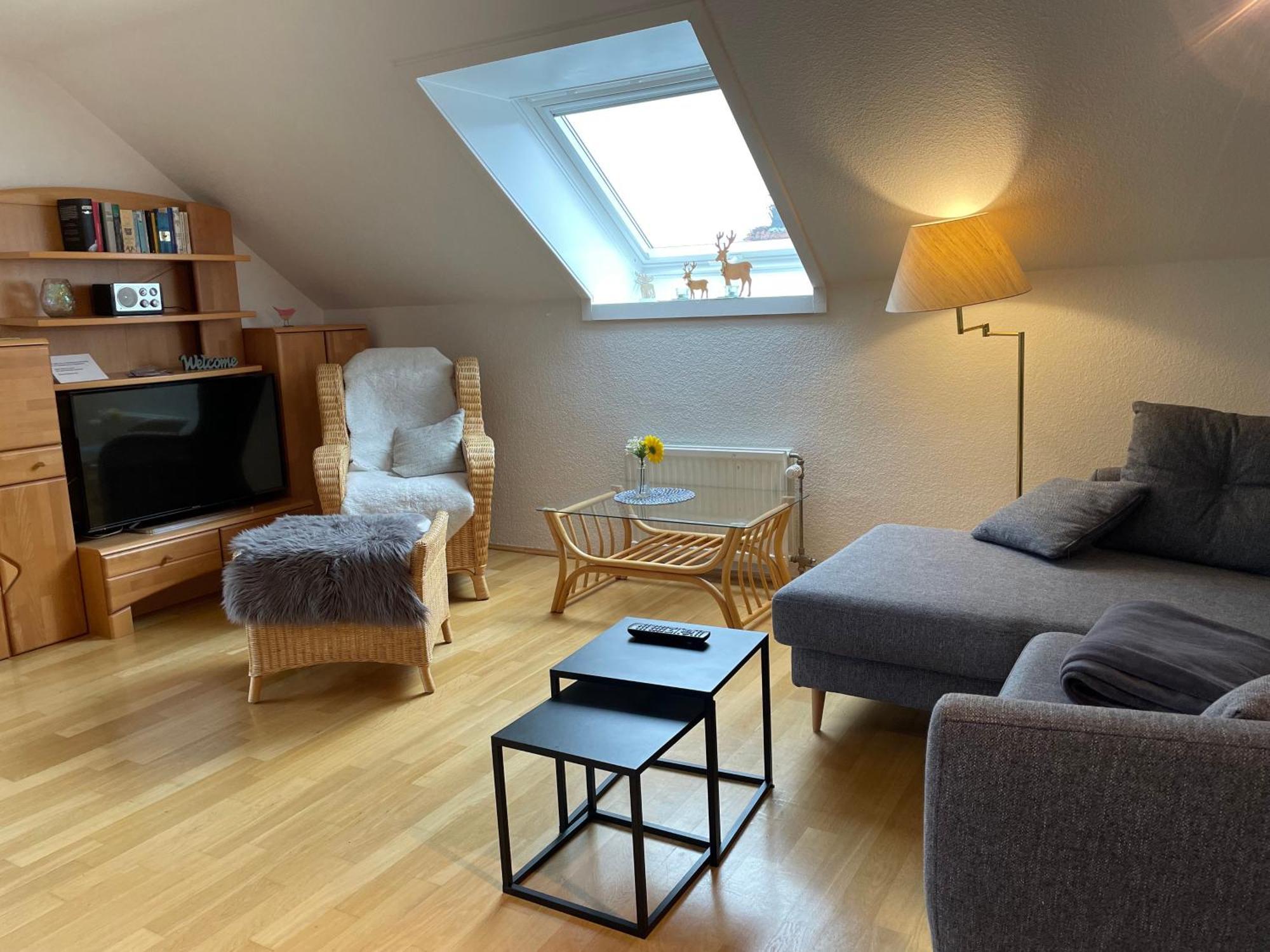 Grosse Wohnung - Boxspring - Rodelwiese - Balkon - 4 Personen Braunlage Bagian luar foto